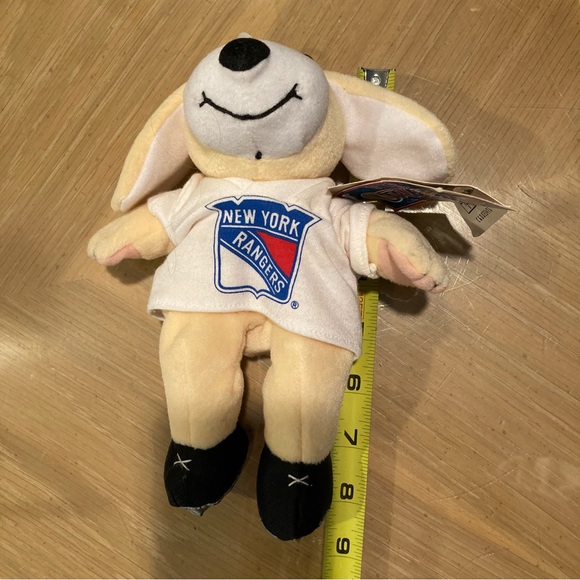 NWT NHL NY Rangers ‘Cool Beans’ bean bag toy bunny - Picture 10 of 15